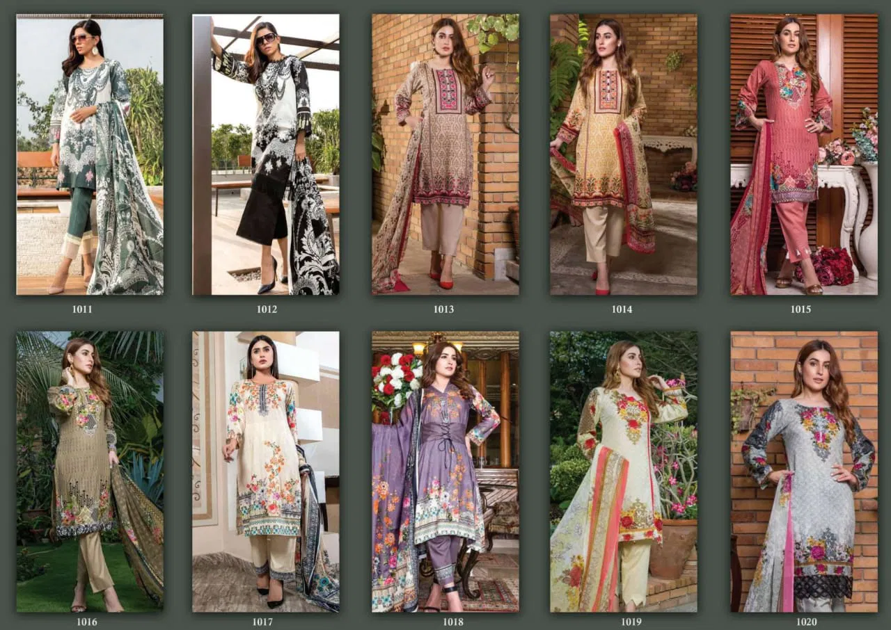 Agha Noor 2 Latest Fancy Designer Casual Wear Karachi Dress Materials Collection
